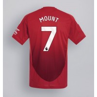 Camisa de Futebol Manchester United Mason Mount #7 Equipamento Principal 2024-25 Manga Curta